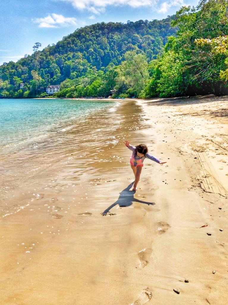 Happiness on the beach, private beach in Langkawi
