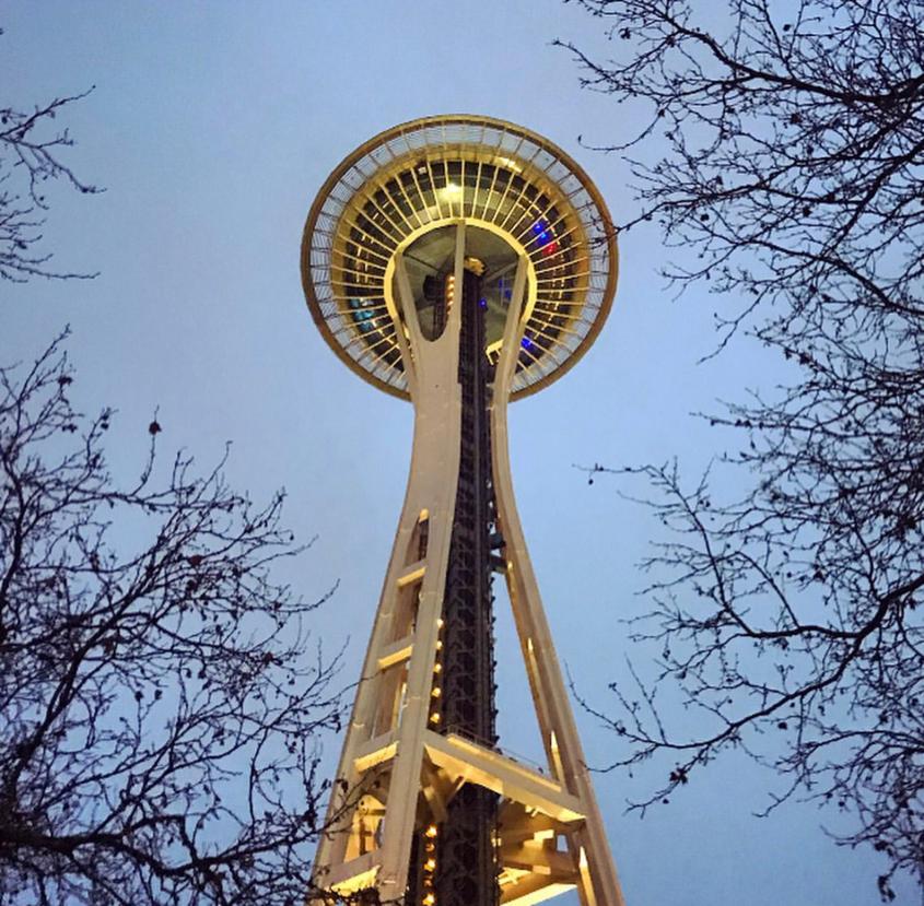 Seattle Space Needle, Seattle Washington, the start of a Northern Pacific Coast Highway Road Trip